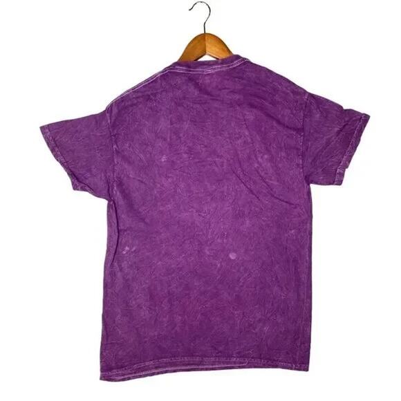 Nirvana Vintage Style Smile Back Short Sleeve Unisex T Shirt Crew Neck M Purple - Picture 15 of 15